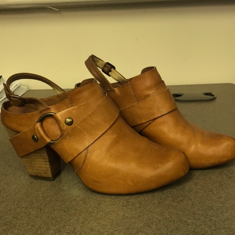 COPY - Leather Kork ease booties